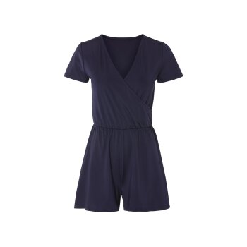 esmara® Damen Jumpsuit mit Gummizug in der Taille (navy, L(44/46)) - B-Ware neuwertig