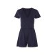 esmara® Damen Jumpsuit mit Gummizug in der Taille (navy, L(44/46)) - B-Ware neuwertig