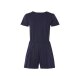 esmara® Damen Jumpsuit mit Gummizug in der Taille (navy, L(44/46)) - B-Ware neuwertig