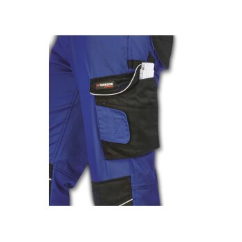 PARKSIDE PERFORMANCE® Herren Arbeitslatzhose mit CORDURA® Knieverstärkung (blau, 50) - B-Ware neuwertig