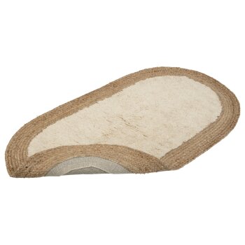 LIVARNO home Juteteppich, aus reinem Naturmaterial (Oval) - B-Ware neuwertig