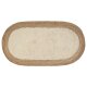 LIVARNO home Juteteppich, aus reinem Naturmaterial (Oval) - B-Ware neuwertig