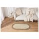 LIVARNO home Juteteppich, aus reinem Naturmaterial (Oval) - B-Ware neuwertig