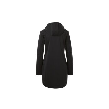 CRIVIT Damen Softshellmantel, wasserabweisendes Obermaterial (schwarz, S(36/38)) - B-Ware neuwertig