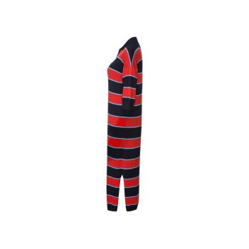 esmara® Damen Feinstrick-Midikleid, leger geschnitten (navy/rot/blau, S (36/38)) - B-Ware neuwertig