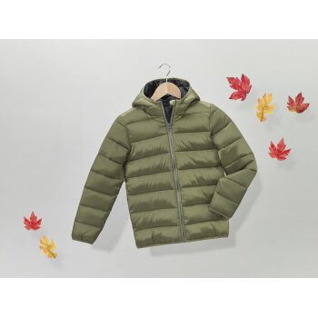 Pepperts!® Kinder Jungen-Jacke, Lightweight, 164, oliv - B-Ware neuwertig