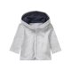 lupilu® Baby Jäckchen, reine Bio-Baumwolle, 2er Set (grau/blau, 86/92) - B-Ware neuwertig
