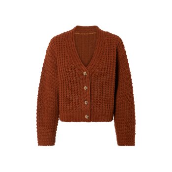 esmara® Damen Cardigan, in grobem Strukturstrick - B-Ware