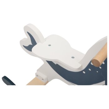 Playtive Holz-Schaukelwal \ Holz-Laufrad, aus Echtholz (Schaukeltier Wal) - B-Ware sehr gut