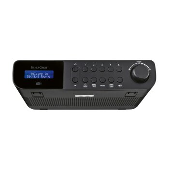 SILVERCREST® Unterbau-Küchenradio SKR 3W D6, DAB+, schwarz - B-Ware gut