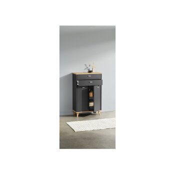 LIVARNO home Bad-Seitenschrank »Corfu«, mit 2 Schubladen - B-Ware sehr gut