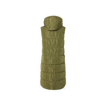 esmara® Damen Longweste, wasserabweisendes Obermaterial (olive, S(36/38)) - B-Ware neuwertig