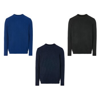 LIVERGY® Herren Grobstrickpullover mit...