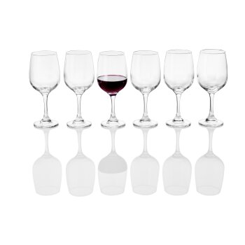 LIVARNO home Gläserset aus Glas, 6-teilig (Rotwein) - B-Ware neuwertig