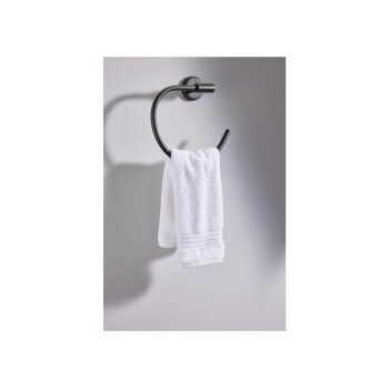 LIVARNO home WC-Bürstengarnitur, Kosmetiktuchbox, Toilettenrollenhalter, Handtuchhalter (Handtuchring) - B-Ware sehr gut