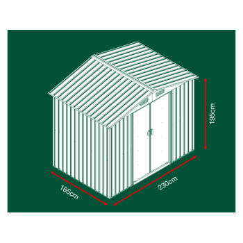 PARKSIDE® Gartengerätehaus XL, aus Metall - B-Ware neuwertig