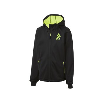 CRIVIT Kinder Softshelljacke, wasserabweisend (schwarz, 158/164) - B-Ware neuwertig