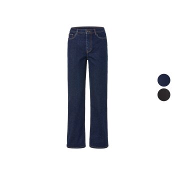 esmara® Damen Jeans, Wide Leg, hohe Leibhöhe -...