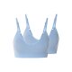 esmara® Damen Bustier, 2 Stück, in modischer Ripp-Qualität - B-Ware