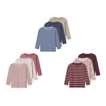 lupilu® Kinder-Langarmshirts, 3 Stück - B-Ware