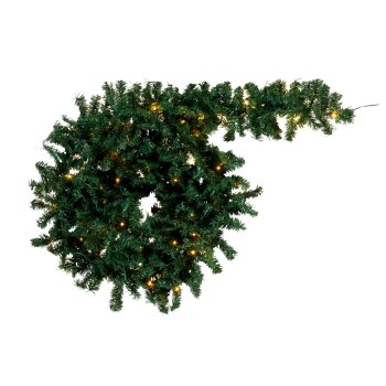 LIVARNO home LED-Tannengirlande, 80 LEDs (LED warmweiß) - B-Ware neuwertig