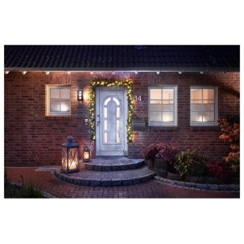 LIVARNO home LED-Tannengirlande, 80 LEDs (LED warmweiß) - B-Ware neuwertig
