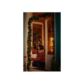 LIVARNO home LED-Tannengirlande, 80 LEDs (LED warmweiß) - B-Ware neuwertig
