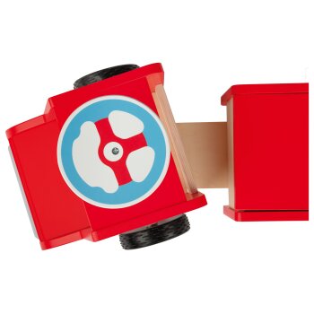 Playtive Rutschlaster Truck, aus Holz (Rot) - B-Ware neuwertig