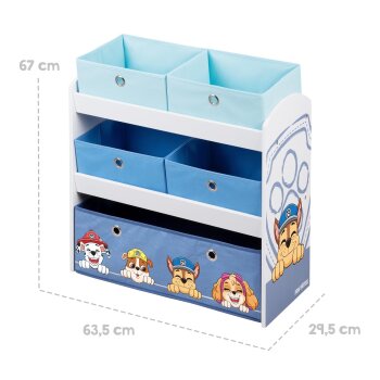 roba »Paw Patrol« Spielregal, mit Stoffboxen - B-Ware sehr gut