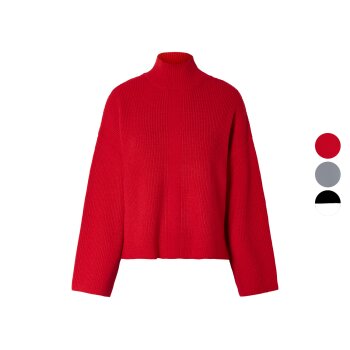 esmara® Damen Strickpullover mit Stehkragen - B-Ware