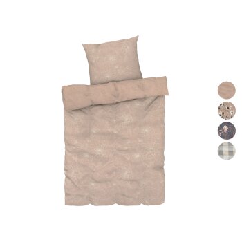 LIVARNO home Mikrofaser-Satin-Wendebettwäsche, 135 x...