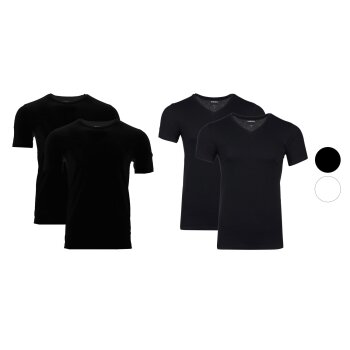 MEXX Herren Unterziehshirt, 2 Stück, Regular Fit -...
