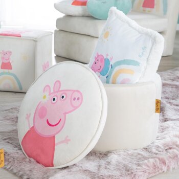 roba Peppa Pig Kinderhocker, rund - B-Ware neuwertig