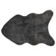 LIVARNO home Kunstfell-Teppich, 60 x 90cm (Grau) - B-Ware neuwertig