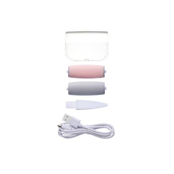 SILVERCREST® PERSONAL CARE Akku-Hornhautentferner, mit 2 Aufsätzen (Rosa) - B-Ware neuwertig