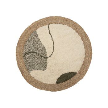 LIVARNO HOME Juteteppich, aus reinem Naturmaterial (Rund) - B-Ware sehr gut