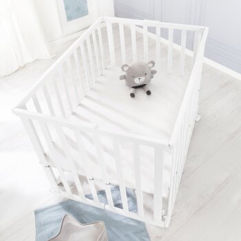 roba Laufgitter klappbar, 75 x 100 cm, weiß - B-Ware sehr gut