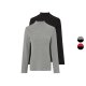 esmara® Damen Rollkragen-Langarmshirts, 2 Stück, gerippt - B-Ware