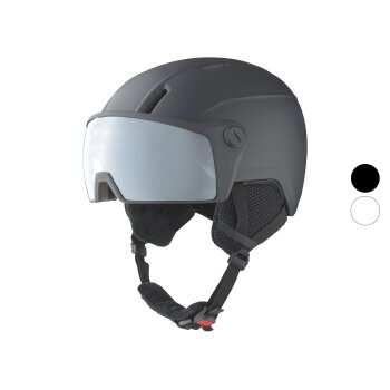 CRIVIT Kinder Skihelm mit selbsttönendem Visier -...