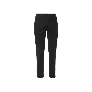 LIVERGY® Herren Cargohose, normale Leibhöhe (schwarz, L(52/54)) - B-Ware neuwertig
