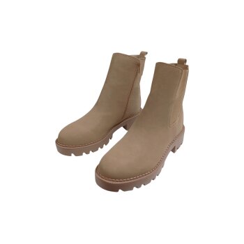 esmara® Damen Chelsea-Stiefelette mit seitlichem Elastikeinsatz (braun, 39) - B-Ware neuwertig
