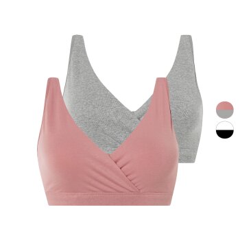 esmara® Damen Still-Bustiers, 2 Stück, mit...