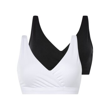 esmara® Damen Still-Bustiers, 2 Stück, mit Bio-Baumwolle - B-Ware