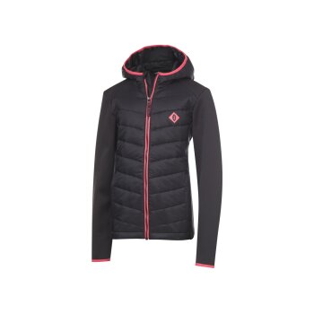 CRIVIT Kinder Hybridjacke, wasserabweisendes Obermaterial (anthrazit, 158/164) - B-Ware neuwertig