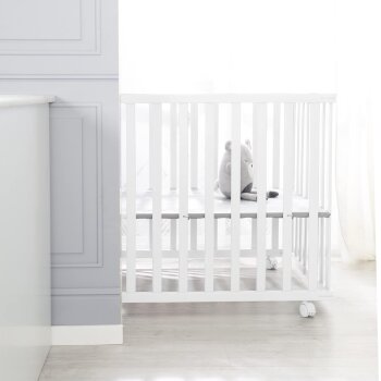 roba Laufgitter Little Stars, klappbar, 74 x 100 cm, weiß - B-Ware neuwertig