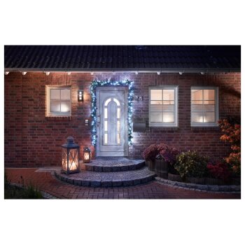 LIVARNO home LED-Tannengirlande, 80 LEDs (LED kaltweiß) - B-Ware sehr gut
