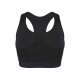CRIVIT Damen Sportbustier, Medium-Level, herausnehmbare Pads (schwarz, L(44/46)) - B-Ware neuwertig