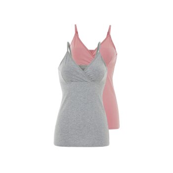 esmara® Damen Still-Tops, 2 Stück, mit...