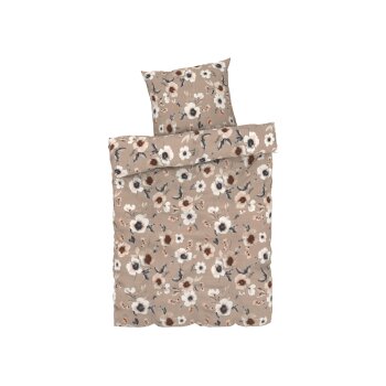 LIVARNO home Mikrofaser-Satin-Wendebettwäsche, 155 x 220 cm - B-Ware