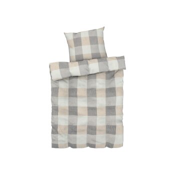 LIVARNO home Mikrofaser-Satin-Wendebettwäsche, 155 x 220 cm - B-Ware